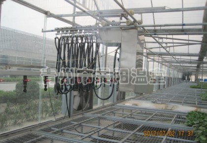 Greenhouse mobile waterwheel